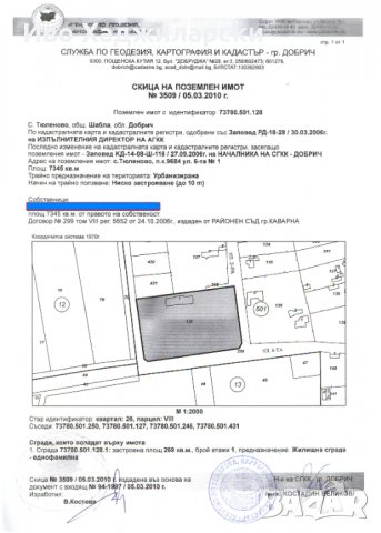 Парцел със сграда в село Тюленово, снимка 4 - Парцели - 38513195