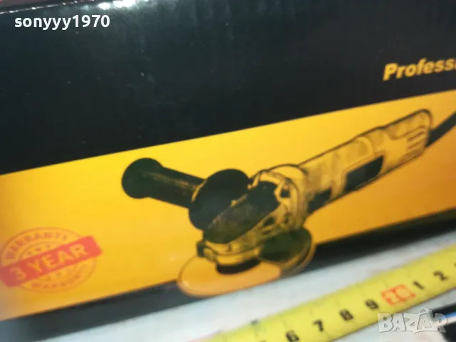 VERMARK STARKE-ЖЪЛТ ФЛЕКС С РЕГУЛИРУЕМИ ОБОРОТИ 3110241142, снимка 4 - Ъглошлайфи - 47785168