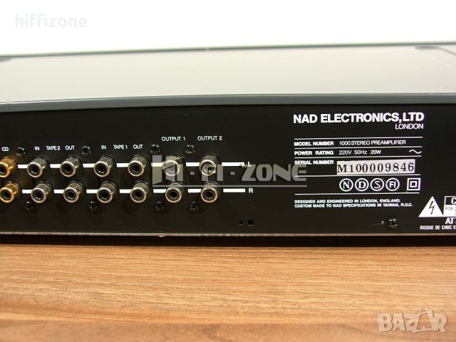  Предусилвател Nad preamplifier 1000 , снимка 8 - Ресийвъри, усилватели, смесителни пултове - 34292292