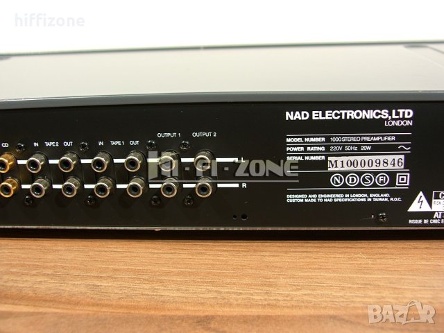  Предусилвател Nad preamplifier 1000 , снимка 8 - Ресийвъри, усилватели, смесителни пултове - 34292292