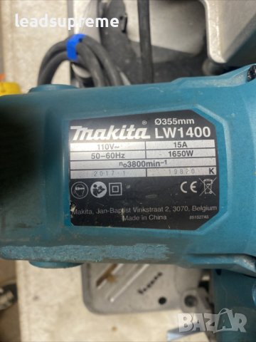 Настолна отрезна машина за метал Makita LW1400 110V, снимка 4 - Други машини и части - 42498655