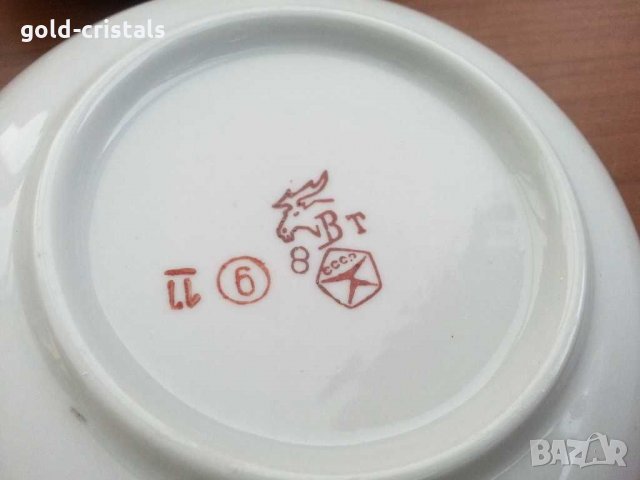 Руски порцеланов сервиз за чай , снимка 11 - Антикварни и старинни предмети - 30140066