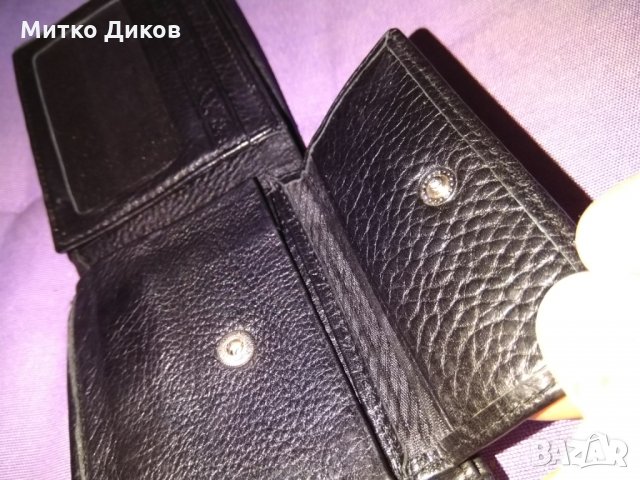 Портфейл Джи марков естествена кожа 115х90мм, снимка 6 - Портфейли, портмонета - 29753997