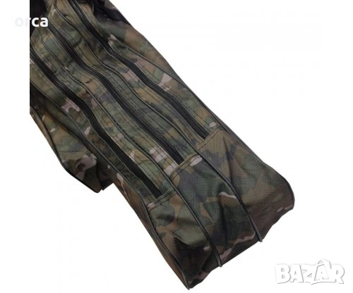 Троен калъф за въдици PenaxPro 3 Rod Sleeve Green Camo за риболов, снимка 4 - Такъми - 53040379