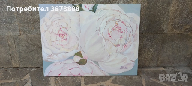 Картина 60/80 Божурови цветове