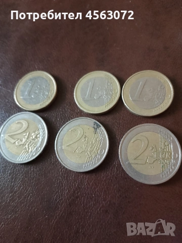 Ретро евро монети , снимка 4 - Антикварни и старинни предмети - 54236944