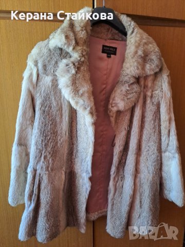 Палто от заешка кожа, снимка 7 - Палта, манта - 42526929