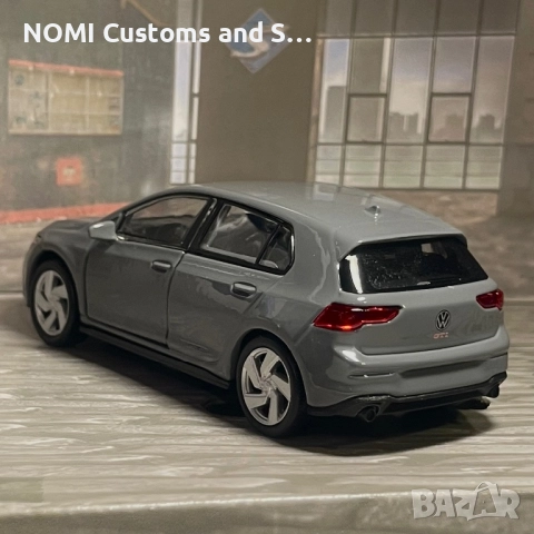 Volkswagen Golf 8 GTI умален модел, снимка 4 - Коли, камиони, мотори, писти - 52516545