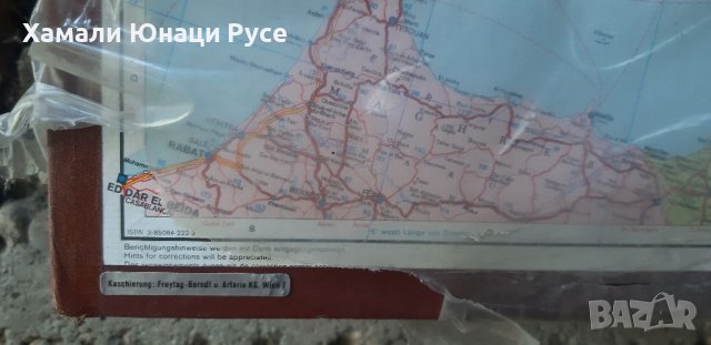 стара географска карта на Европа, снимка 3 - Други - 37557597