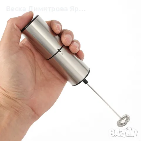Мини миксер за фрапе от неръждаема стомана, снимка 3 - Миксери - 47550617