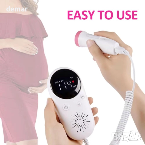 Монитор за движение на бебето за бъдещи майки, само за домашна употреба (розов), снимка 4 - Други - 51721439