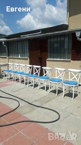 Столове сгъваеми и дърмени масивни, снимка 2 - Градински мебели, декорация  - 38722013