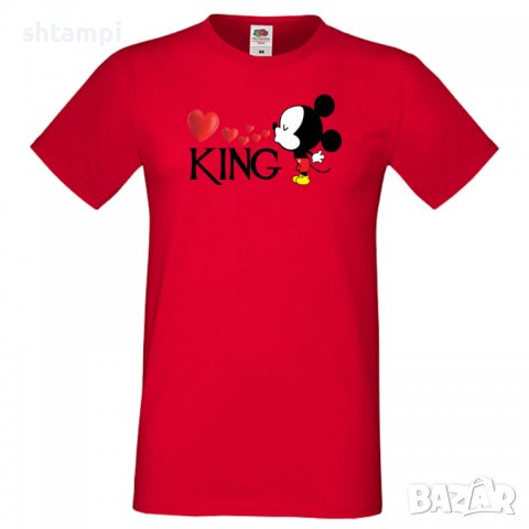 Мъжка тениска Set for Couples Mickey 3 Подарък,Изненада,Рожден ден, снимка 8 - Тениски - 36578949