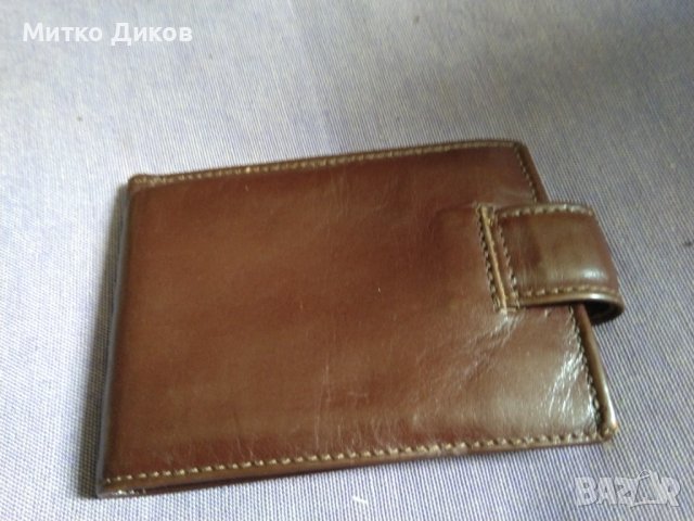 ZR марков портфейл малък 102х77мм естествена кожа, снимка 2 - Портфейли, портмонета - 40384512