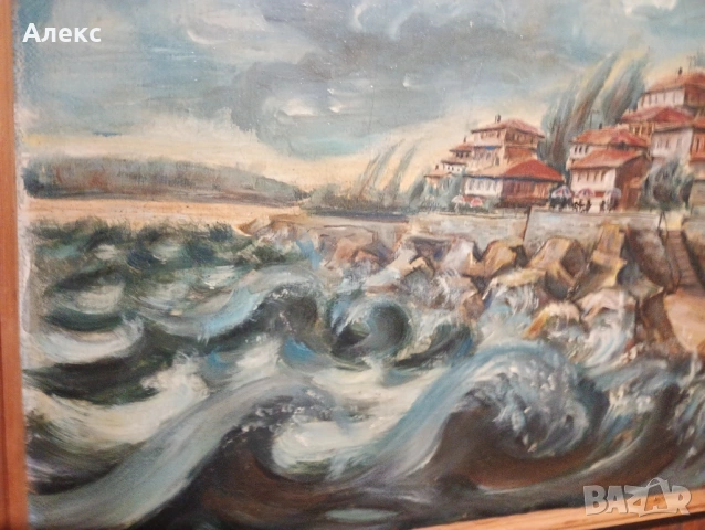 Маслена картина от БГ автор., снимка 5 - Картини - 54117294