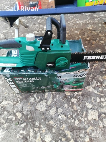 резачка за дърва феррекс комплект със батерия и зарядно устройство 