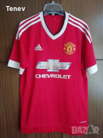 Manchester United Adidas оригинална фланелка тениска размер М Манчестър Юнайтед 