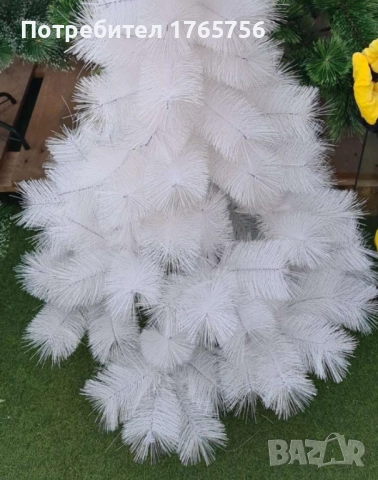 Изкуствена коледна елха - бяла - 90 см., снимка 8 - Други - 47301741