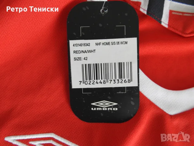 Тениска Norway Umbro — Мъже размер L Червено, снимка 4 - Тениски - 56313028
