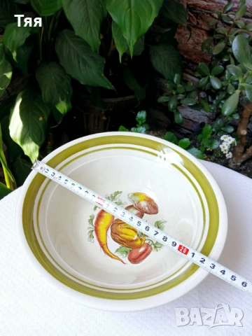 Купи с декор зеленчуци , снимка 8 - Чинии - 51242246