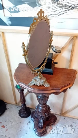Настолно огледало , снимка 6 - Антикварни и старинни предмети - 51108336