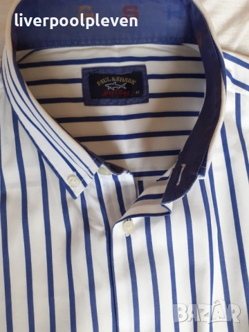 👉Paul&Shark Original L, снимка 4 - Ризи - 54011800