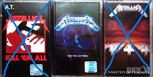 ОРИГИНАЛНИ КАСЕТИ METALLICA, снимка 2 - Аудио касети - 52068164