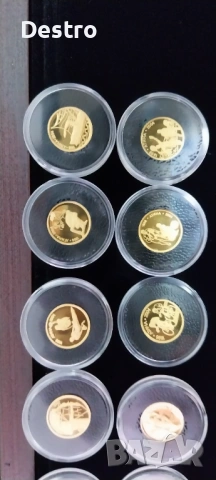 Комплект златни монети Атина 2004, снимка 9 - Нумизматика и бонистика - 53059303