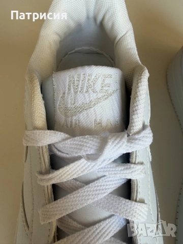 Бели мъжки сникърси маратонки Nike Air Force 1 Low ниски кецове, размер 45, бял цвят, white AF1, снимка 8 - Маратонки - 56042874
