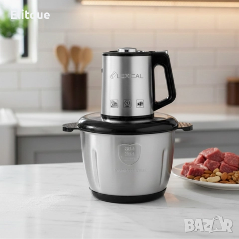 Lexical LCH-1960 електрически чопър – бързо и равномерно рязане за всяка кухня, снимка 3 - Чопъри и пасатори - 52888985