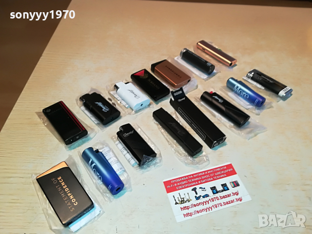 SOBRANIE-DAVIDOFF-МАРКОВИ МЕТАЛНИ ЗАПАЛКИ 1504221102, снимка 2 - Запалки - 36464480