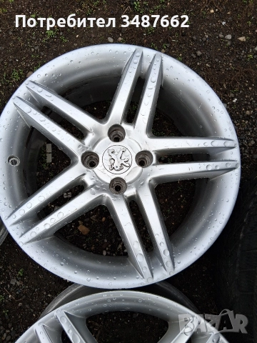 17цола оригинални за Пежо Ситроен 7J ×17 ет 17 4×108 ц.65.1 , снимка 6 - Гуми и джанти - 52545631