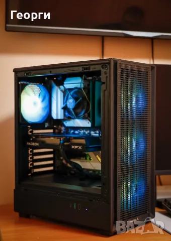 Геймърски компютър Intel Core i5-10400F + RX 6600 8GB + 16GB RAM | Gaming PC 1080p