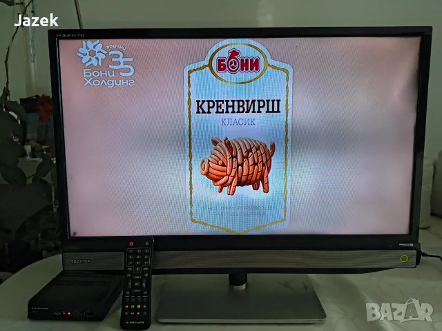 Led TV Toshiba 24" inch, снимка 3 - Телевизори - 55715733