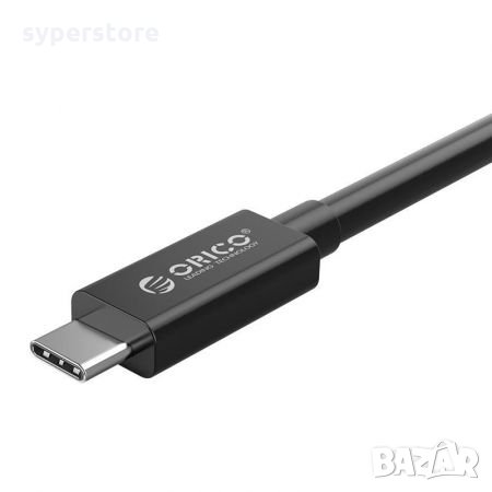 Кабел USB Type C Мъжко - Мъжко Thunderbolt 3 0.50m 5A Orico TBL05 Cable USB Type C M/M, снимка 2 - Кабели и адаптери - 35580217