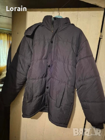 Зимно яке с качулка, снимка 2 - Якета - 52686259