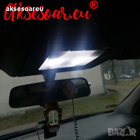 2 броя нови габарити с лупи BAX9S с 10 LED диода крушка H6W дневни светлини фарове за коли ремаркета, снимка 5 - Аксесоари и консумативи - 49961859