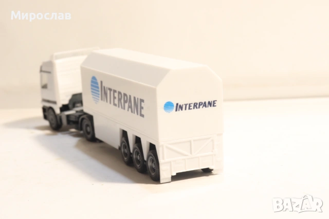 HERPA H0 1/87 MERCEDES ПРЕВОЗ НА СТЪКЛО КАМИОН МОДЕЛ, снимка 7 - Колекции - 53883335