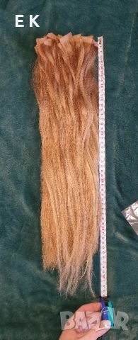 Екстеншъни естествена коса на стикери, снимка 3 - Аксесоари за коса - 50692441