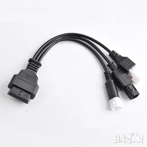 OBD2 адаптер кабел – 3/4/6 pin към 16 pin за мотоциклети и автомобили, снимка 4 - Аксесоари и консумативи - 51678644