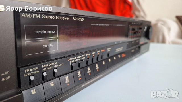 Резервиран-Technics AM/FM Stereo Receiver SA‑R230 + оригинално дистанционно Technics EUR64758, Japan, снимка 2 - Ресийвъри, усилватели, смесителни пултове - 52795875
