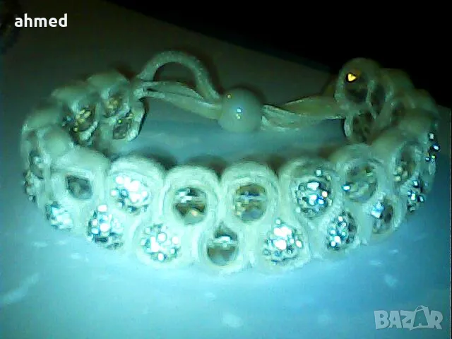 красиво кристално колие, снимка 4 - Бижутерийни комплекти - 47867543