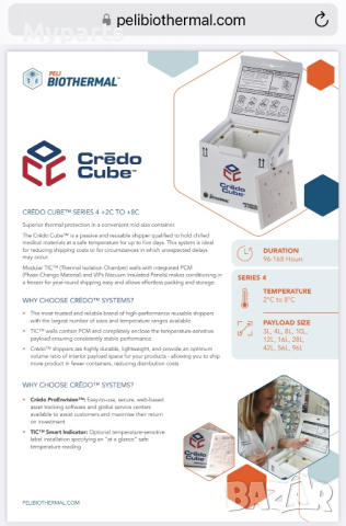 Термо кутия Credo Cube 4 series различни размери, снимка 13 - Медицински консумативи - 44816031