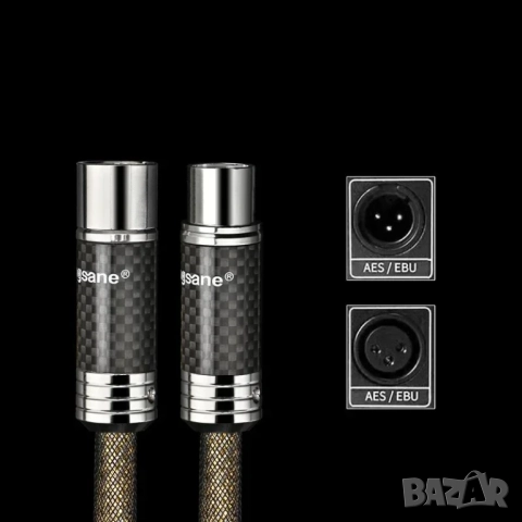 Xangsane AES / EBU чисто сребро 110 Ohm XLR цифров кабел, снимка 4 - Други - 52917881