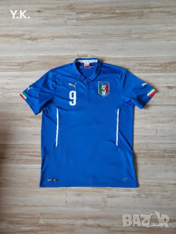Оригинална мъжка тениска Puma DryCell x Italy National Football Team x Balotelli / Season 14 (Home)