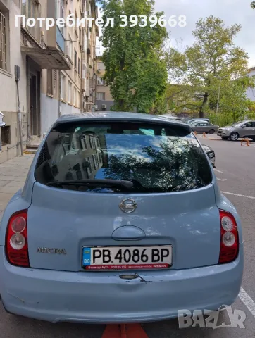 Нисан Микра бензин 2005 г. 1.4; 90к.с , снимка 4 - Автомобили и джипове - 56205639