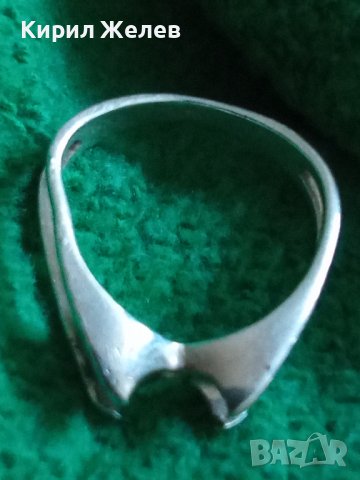 СТАР СРЕБЪРЕН ПРЪСТЕН СРЕБРО 925 АРТ НУВО СТИЛ 25263, снимка 18 - Пръстени - 34616578