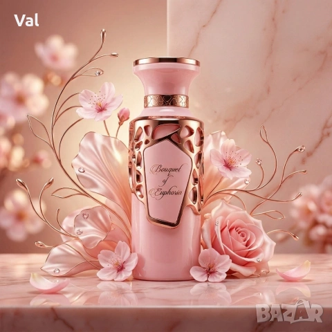 Дамски парфюм Fragrance World Bouquet Of Euphoria - Разцъфнете с нежност и гурме сладост, 100 мл, снимка 2 - Дамски парфюми - 54067425