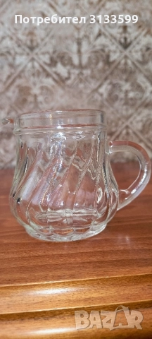 Керамична ЗАХАРНИЦА; Две стъклени канички, снимка 9 - Колекции - 51697976