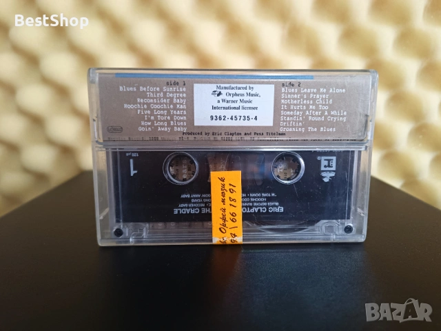 Eric Clapton - From the Cradle, снимка 2 - Аудио касети - 53337507